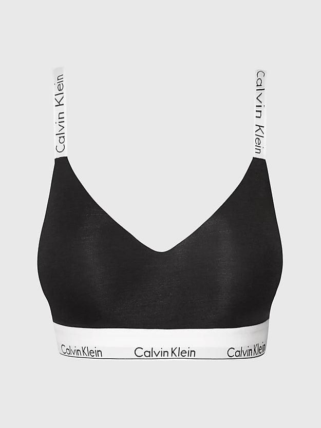 wireless mastectomy bra with soft cupsCalvin Klein Women's Lightly Lined Modern Cotton Full Cup Bralette - Black