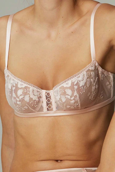 convertible halter bra with underwire supportSimone Perele Orphee Half Cup Bra 15S330