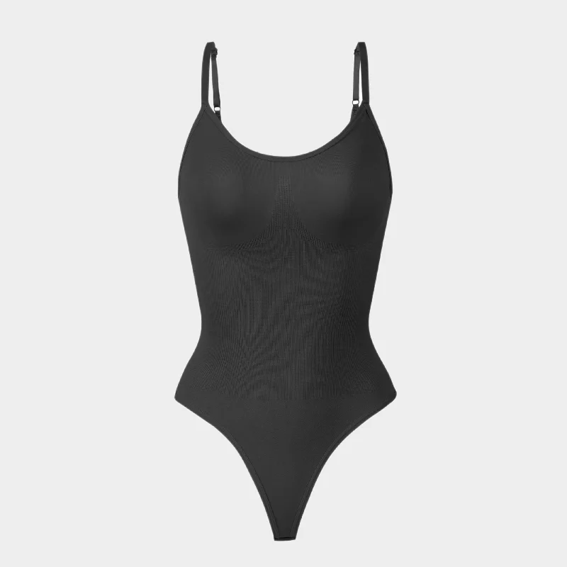 butt-enhancing shapewear for jeansSleekFit™ Thong Bodysuit