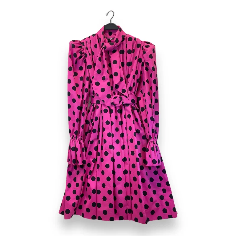 Women's Parka CoatsBALENCIAGA/Coat/36/Polka dot/Cotton/PNK/