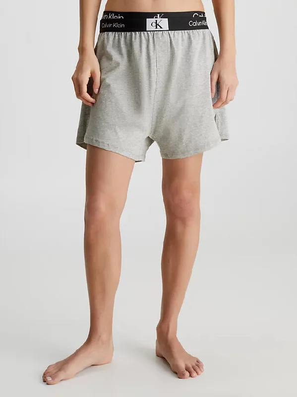 women's pajamas for the holidaysCk96 Sleep Short Grey Heather