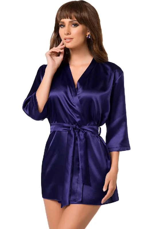 women's pajamas for hot summer nightsIrall Aria Dressing Gown Navy