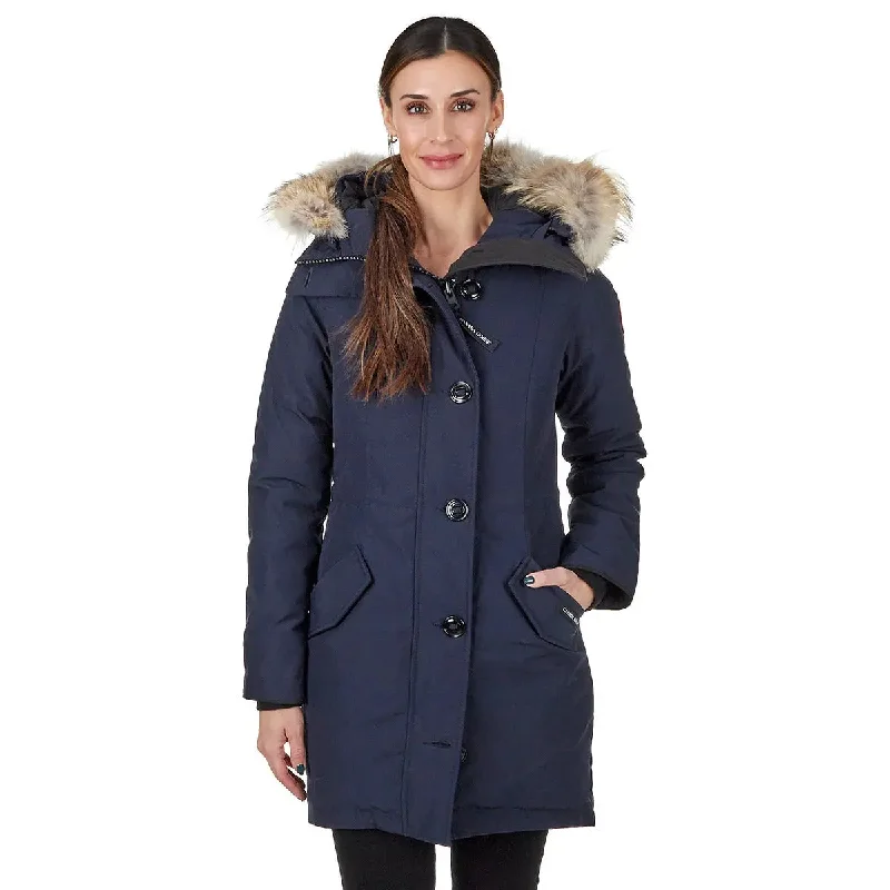 Women's Coats with Fur Trimmed SleevesCanada Goose Women's Rossclair Parka