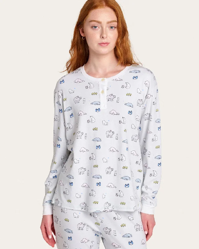 women's pajamas with a stylish cutEvan PJ Set in Fuzzy Love