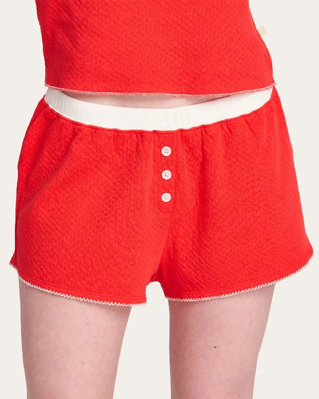 women's pajamas with built-in shortsTate Short in Cherry