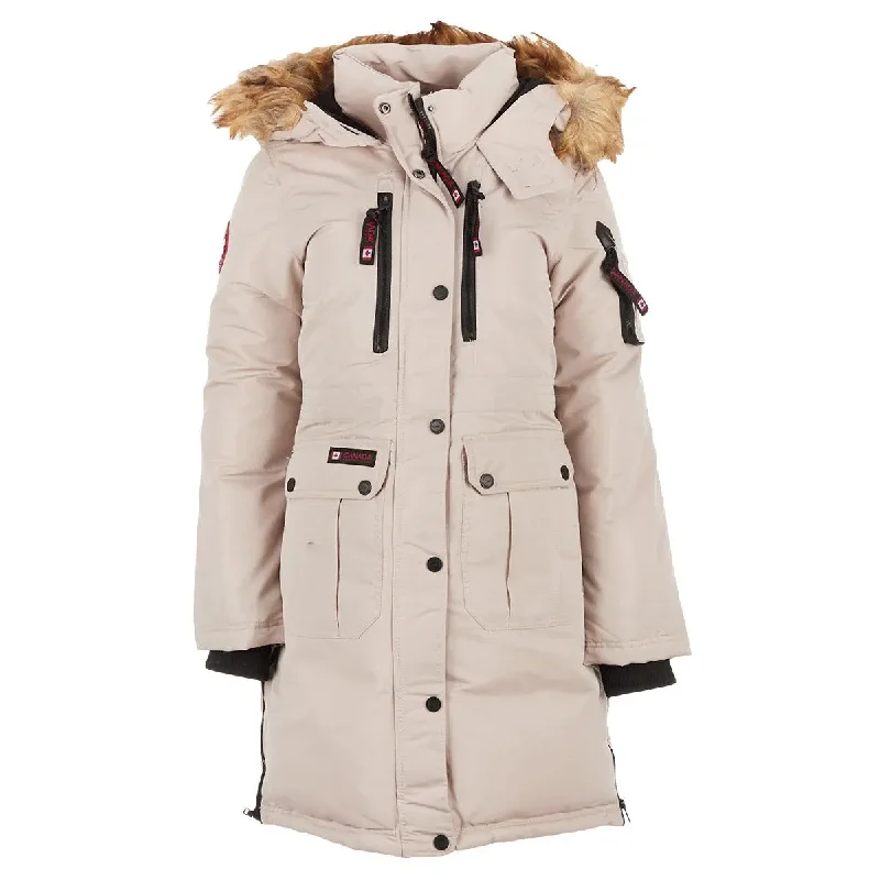 Women's Coats with HoodCanada Weather Gear Women's Long Puffer