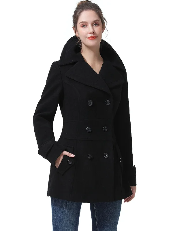 Women's Long CoatsBGSD Women Mya Wool Pea Coat