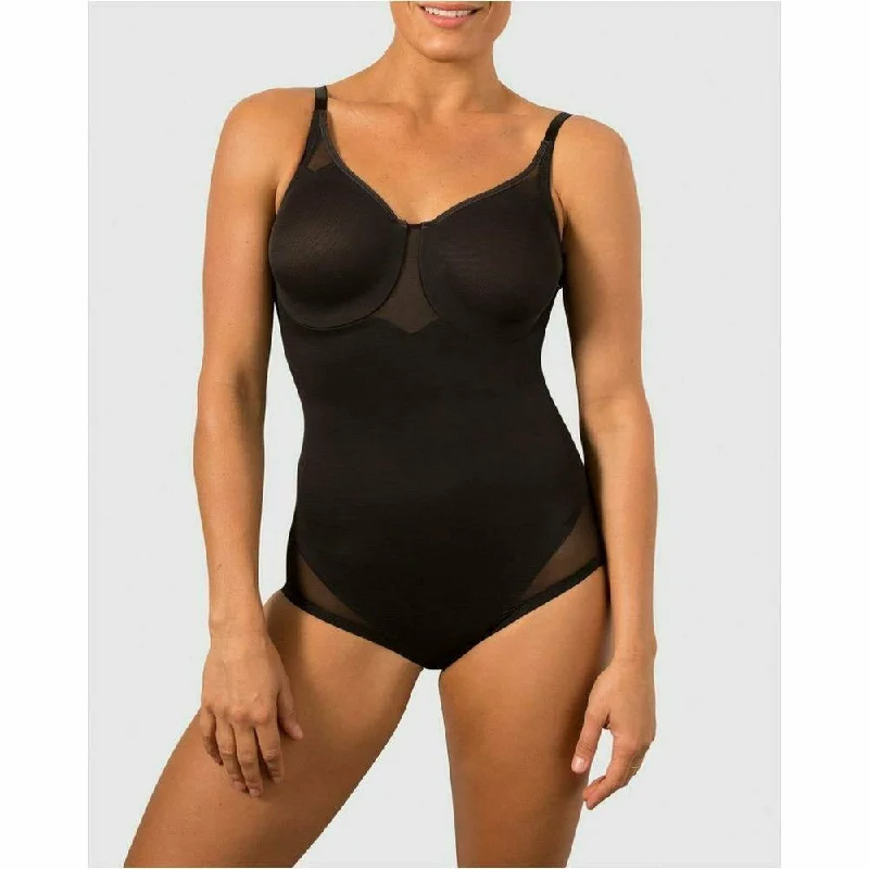 seamless body brief with ruffled edgesSheer Shaping X-Firm Underwire Bodybriefer