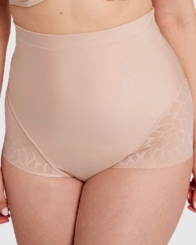 firm-control shapewear for party dressesPerfect Curves Ultra High Waist Lace Shaping Brief Sans Complexe