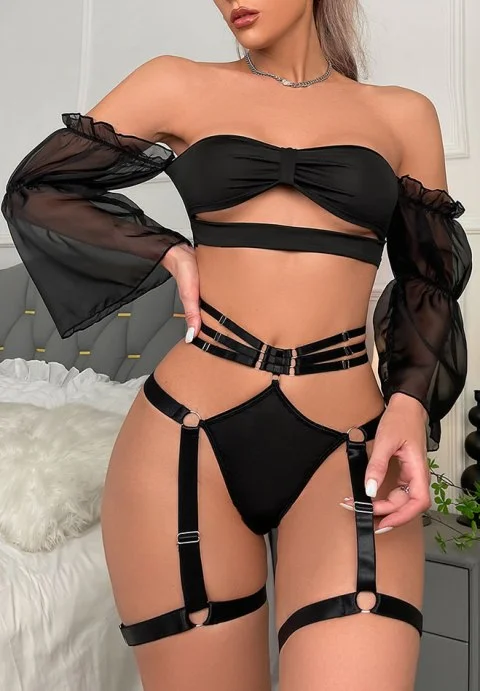 lace-up back bra for a custom fitStory Of Us Bra Set