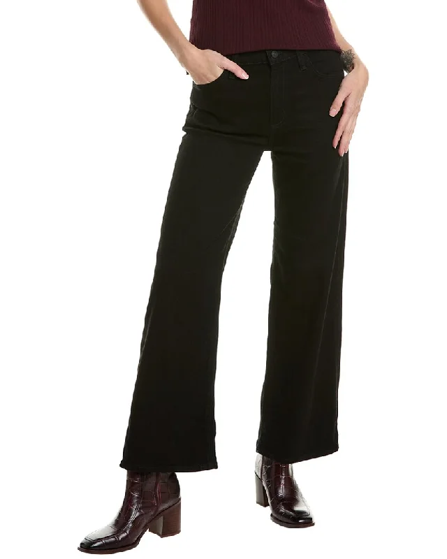 Women's Jodhpurs with Sweetheart CollarHUDSON Jeans Rosalie Black Rinse High-Rise Wide Leg Ankle Jean