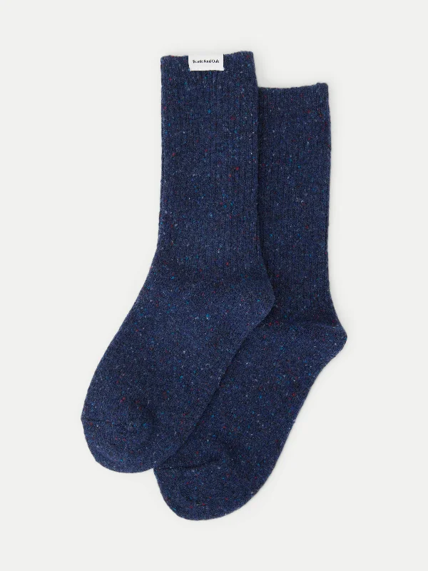 Knitted Women's CardigansThe Donegal Winter Socks in Blue