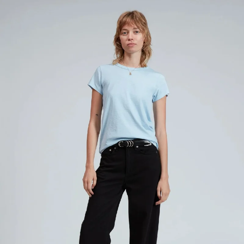 Women's Low Collar SweatersThe Slub Tee (Raindrop)