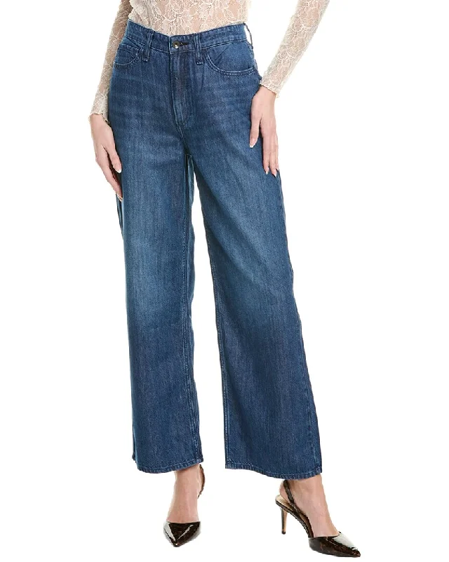 Women's Jodhpurs with Peter Pan Collarrag & bone Lori Mid-Rise Dark Wash Wide Leg Jean