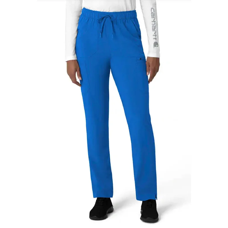 Women's Jodhpurs with Shawl CollarCarhartt Women's Force Cross Flex 7-Poket Cargo Scrub Pant_Royal