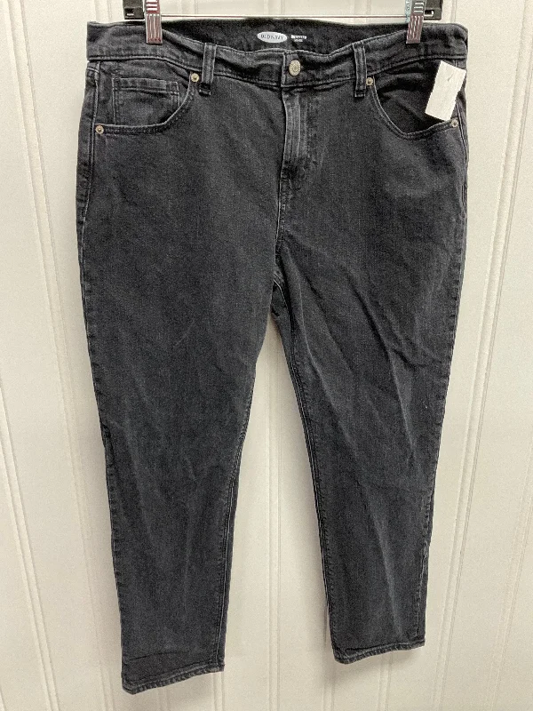 Women's Tapered PantsJeans Boyfriend By Old Navy In Black, Size:12