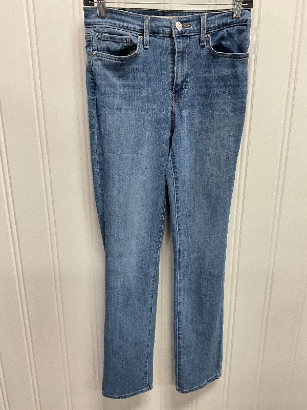 Women's Jodhpurs with Boat CollarJeans Straight By Levis In Blue Denim, Size:4