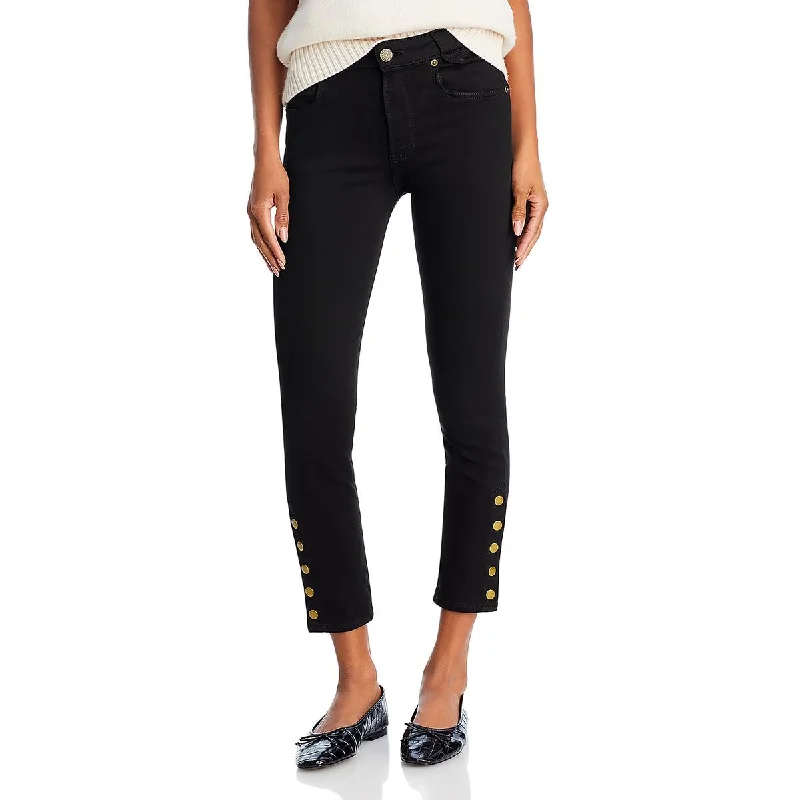 Women's Jodhpurs with U-Shaped NeckWomens High Rise Cropped Colored Skinny Jeans