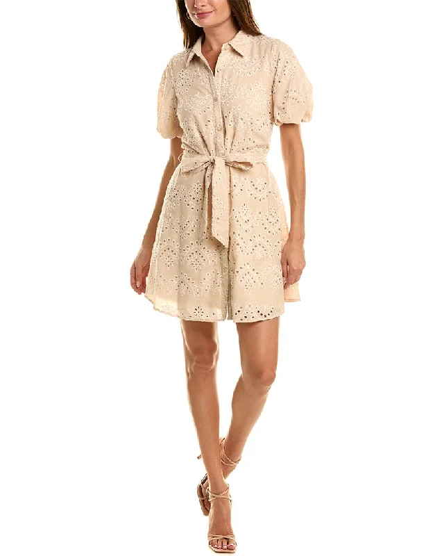 Women's Square-Neck DressesSam Edelman Eyelet Shirtdress