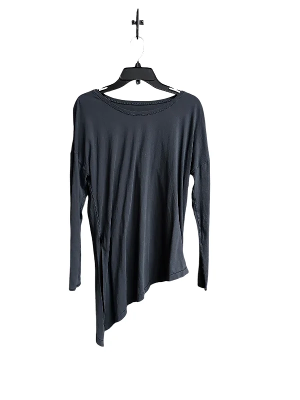 Women's Blouse with Low CollarTop Long Sleeve Basic By Lululemon In Black, Size: S