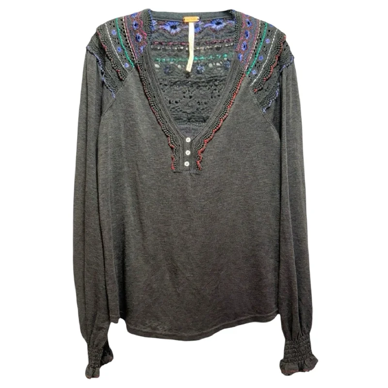 Women's Blouse with Wide CollarSiesta Fiesta Top By Free People In Multi, Size: S